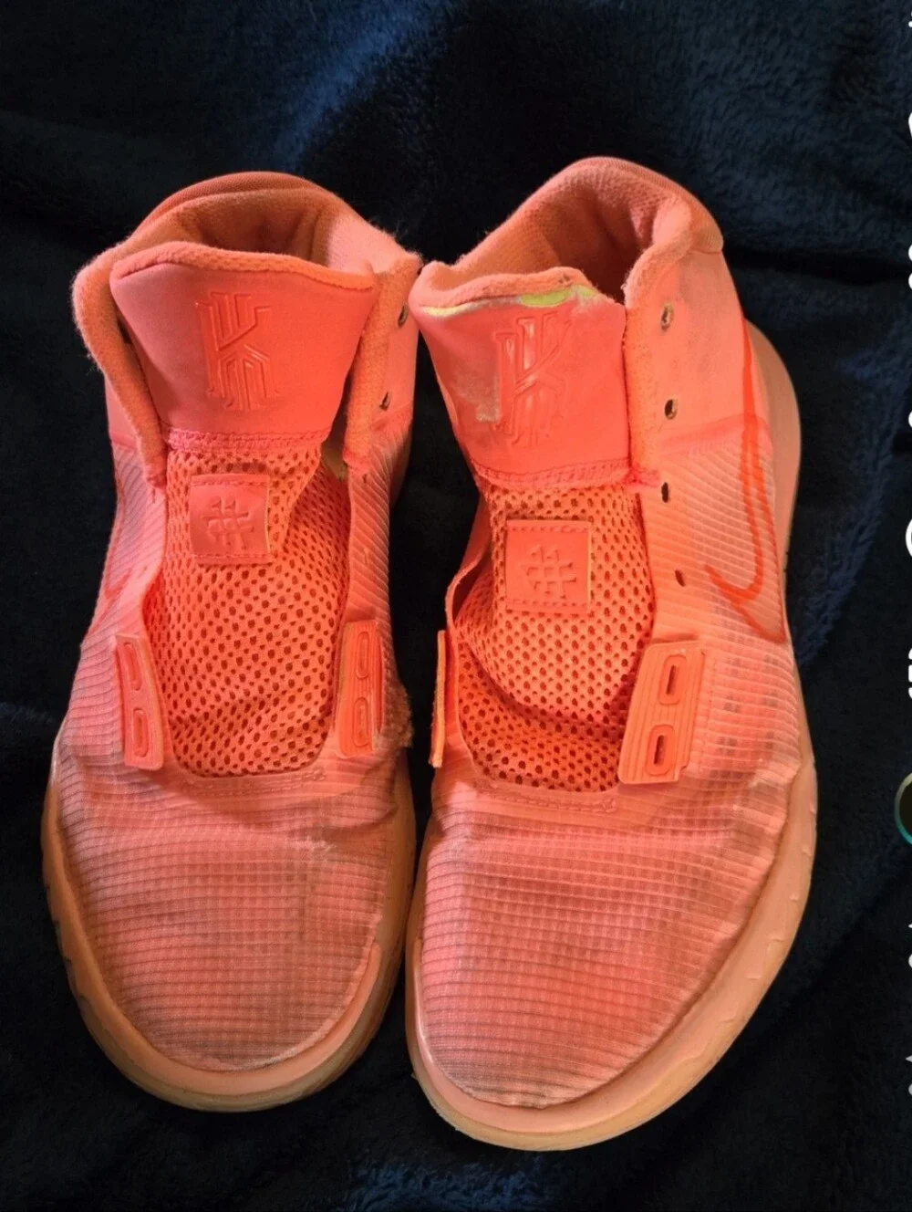 Nike Kyrie Flytrap 4 Mens Sz 8 Basketball Shoes Sneakers Bright Mango CT1972-800 - Picture 3 of 7